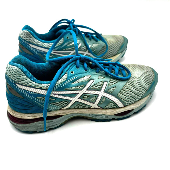 ASICS |‎ Gel Cumulus 18 Women's 8.5 D Running Shoes Blue Teal Athletic Sneakers - Picture 1 of 7